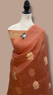 Pure Kora Handloom Banarasi Saree - The Handlooms