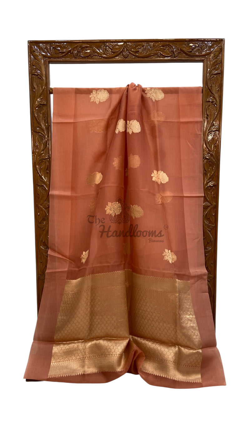 Pure Kora Handloom Banarasi Saree - The Handlooms