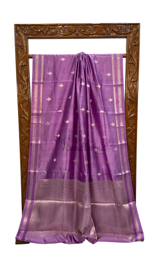 Pure Mango Silk Banarasi Handlokom Saree - The Handlooms