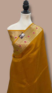 Pure Kora Silk Handloom Banarasi Saree - The Handlooms