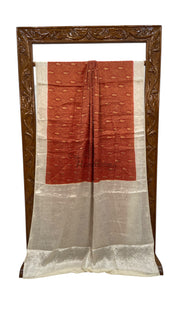 Pure Chiffon Khaddi Banarasi Saree - The Handlooms