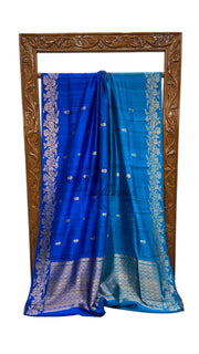 Pure Raw Silk Handloom Banarasi Saree - The Handlooms