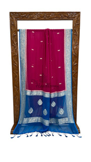 Pure Georgette Handloom Banarasi Saree - The Handlooms