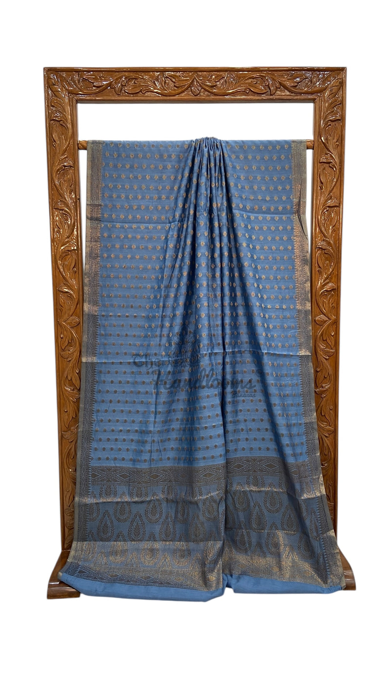 Pure Chiniya Silk Khaddi Handloom Banarasi Saree
