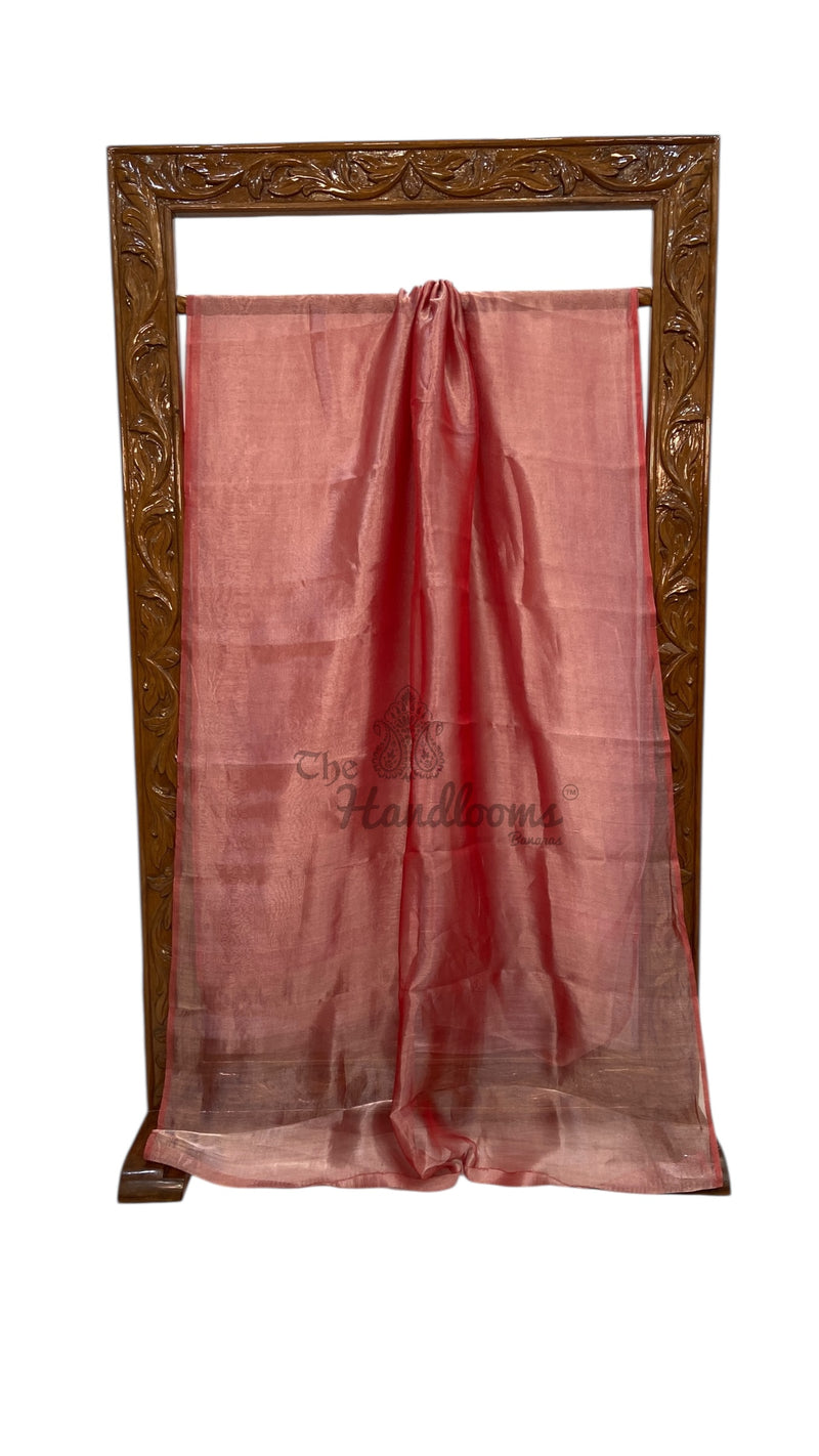 Pure Kora Handloom Banarasi Saree - Plain - The Handlooms