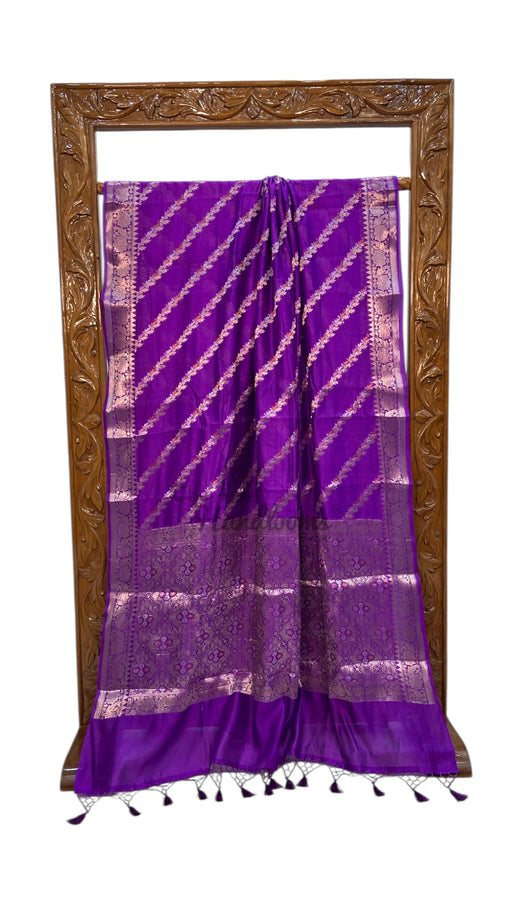 Pure Mango Silk Banarasi Handloom Saree - The Handlooms