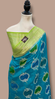 Pure Chiniya Silk Handloom Banarasi Saree - The Handlooms