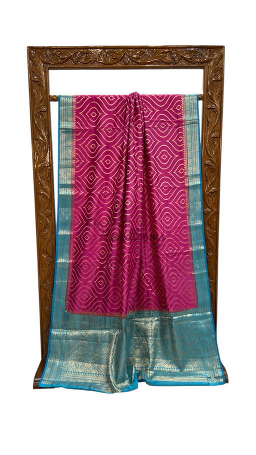 Pure Chiniya Silk Handloom Banarasi Saree - The Handlooms