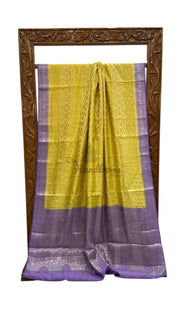 Pure Chiniya Silk Handloom Banarasi Saree - The Handlooms