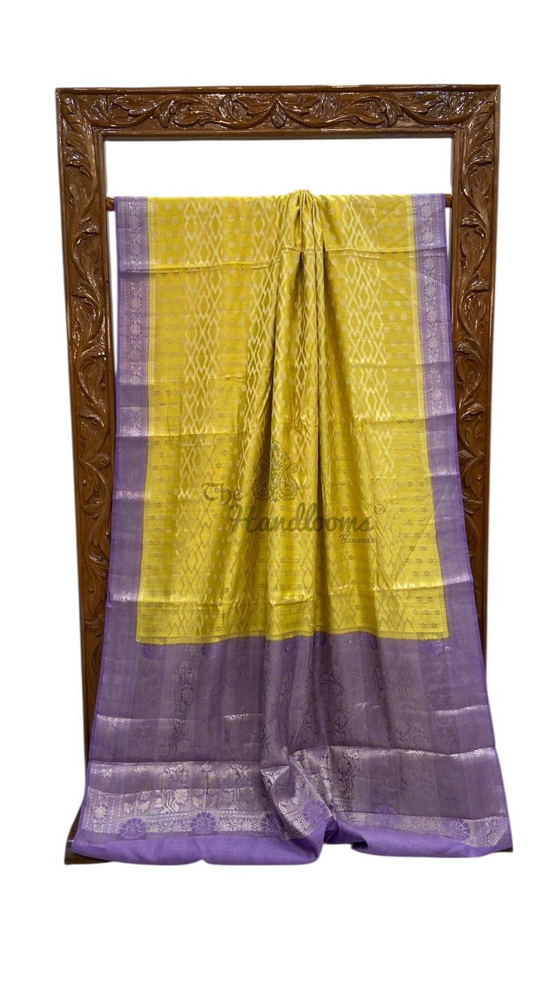 Pure Chiniya Silk Handloom Banarasi Saree - The Handlooms