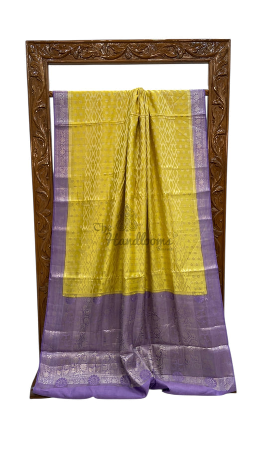 Pure Chiniya Silk Handloom Banarasi Saree - The Handlooms