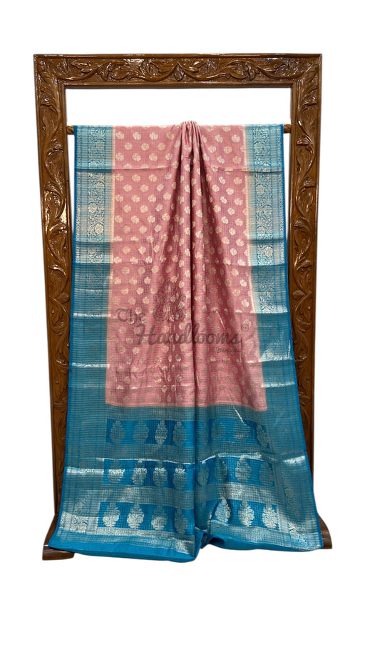 Pure Chiniya Silk Handloom Banarasi Saree - The Handlooms