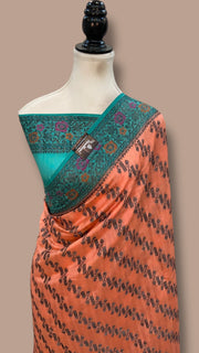 Pure Chiniya Silk Handloom Banarasi Saree - The Handlooms