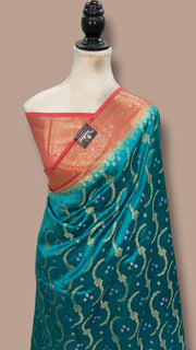 Pure Dupion Silk Banarasi Saree - The Handlooms