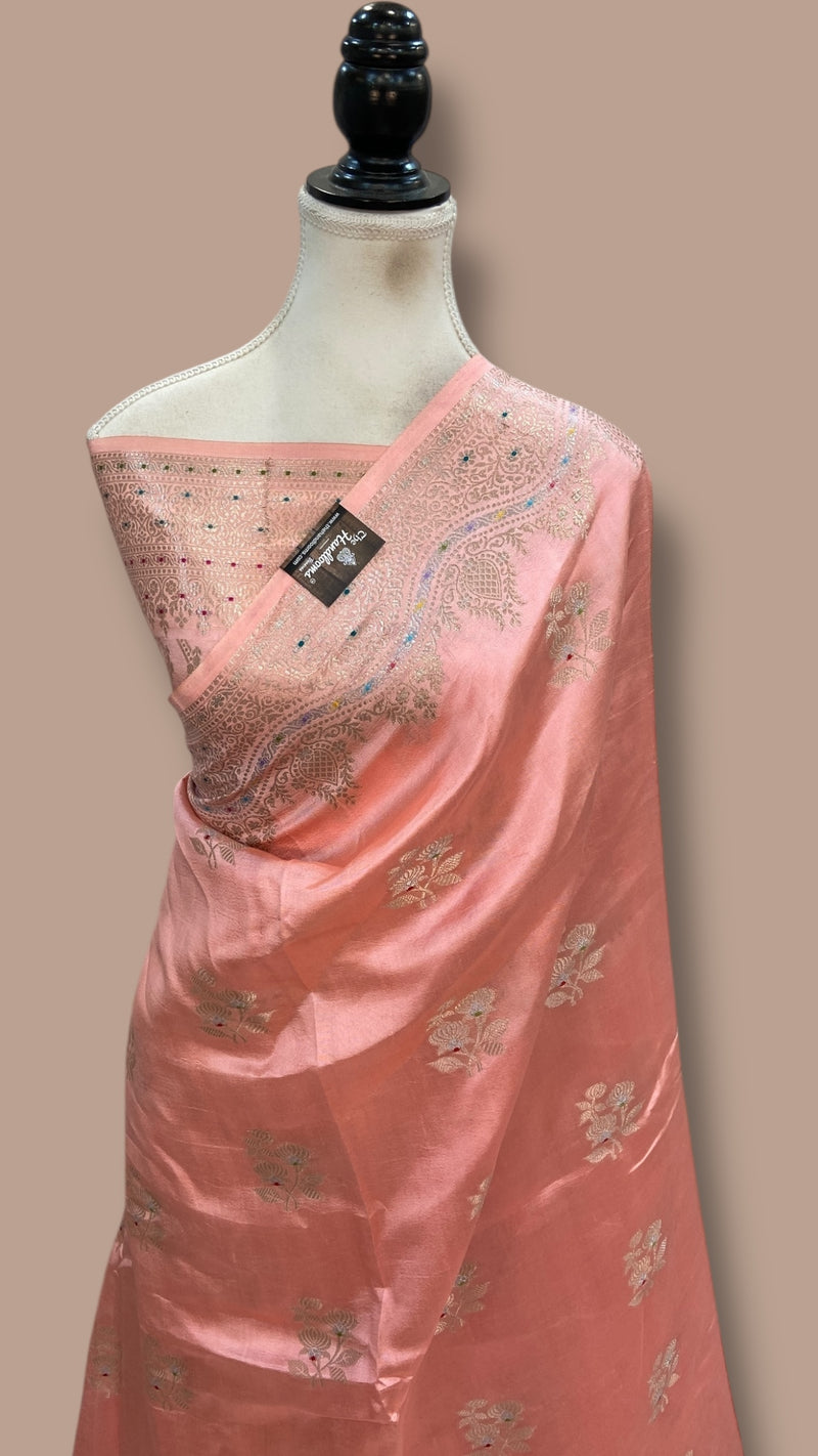 Pure Dupion Silk Banarasi Saree