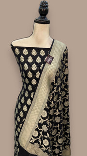 Khaddi Georgette Banarasi Dress material - The Handlooms