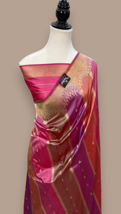 Pure Katan Silk Banarasi Handloom Saree - Rangkat