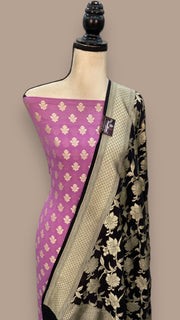 Khaddi Georgette Banarasi Dress material - The Handlooms