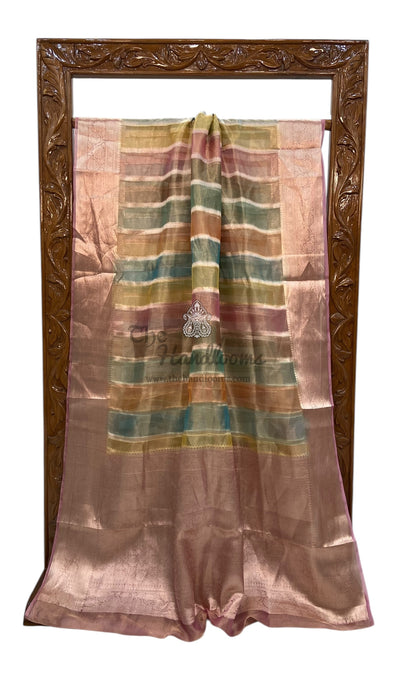 Pure Kora Tissue Handloom Banarasi Saree