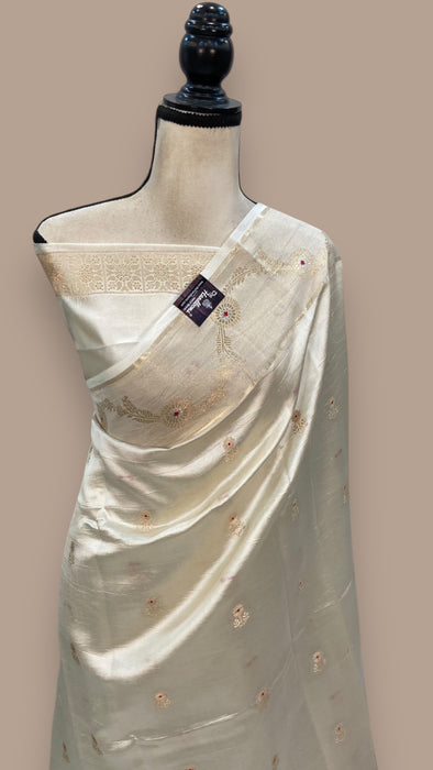 Pure Mango Silk Banarasi Handloom Saree