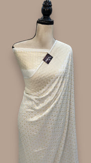 Pure Moonga Khaddi Handloom Banarasi Saree - The Handlooms