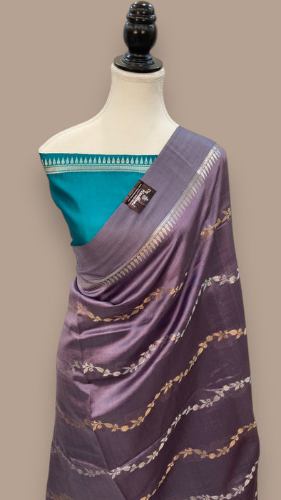 Pure Mango Silk Banarasi Handloom Saree