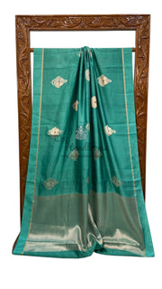 Pure Mango Silk Banarasi Handloom Saree - The Handlooms