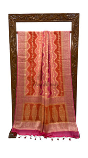 Pure Chiffon Khaddi Banarasi Saree - The Handlooms