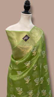Pure Kora Handloom Banarasi Saree - The Handlooms