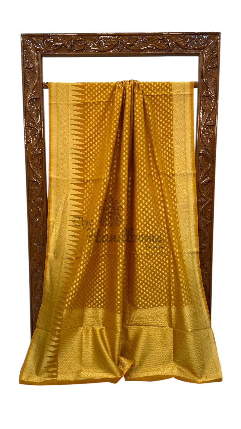 Italian Moonga Silk Handloom Banarasi Saree - The Handlooms