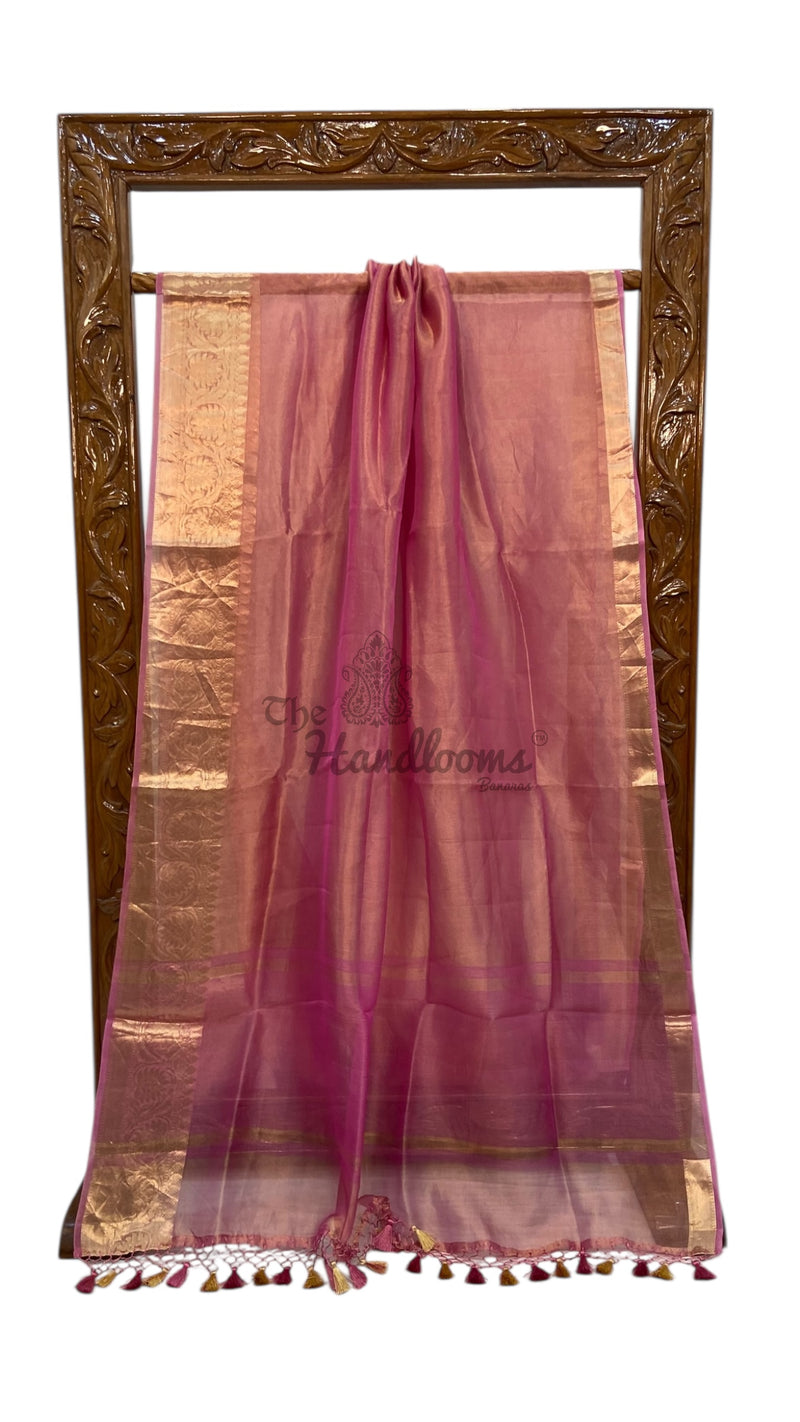 Pure Kora Tissue Handloom Banarasi Saree - The Handlooms