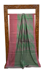 Pure Chiniya Silk Handloom Banarasi Saree - The Handlooms