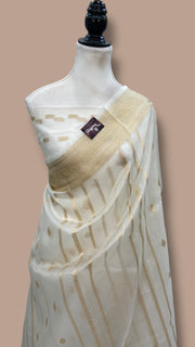 Pure Kora Handloom Banarasi Saree - The Handlooms