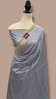 Pure Katan Silk Banarasi Handloom Saree - All Over Kadua Motifs - The Handlooms