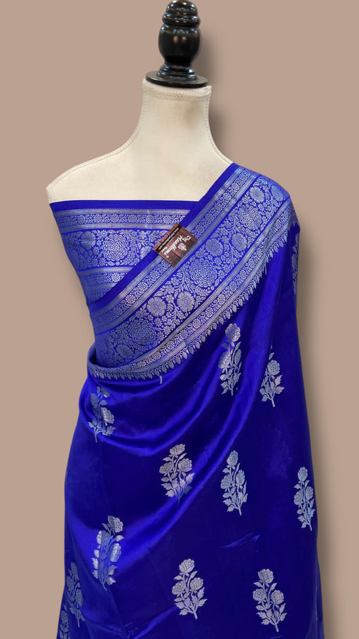 Pure Mango Silk Banarasi Handloom Saree - The Handlooms