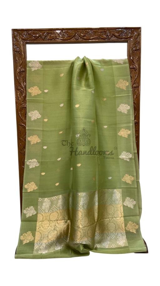 Pure Kora Handloom Banarasi Saree - The Handlooms