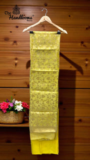 Cotton Chanderi Silk 3-Piece Suit - The Handlooms