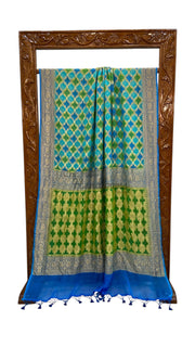 Pure Khaddi Georgette Handloom Banarasi Saree - The Handlooms