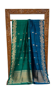 Pure Raw Silk Handloom Banarasi Saree - The Handlooms