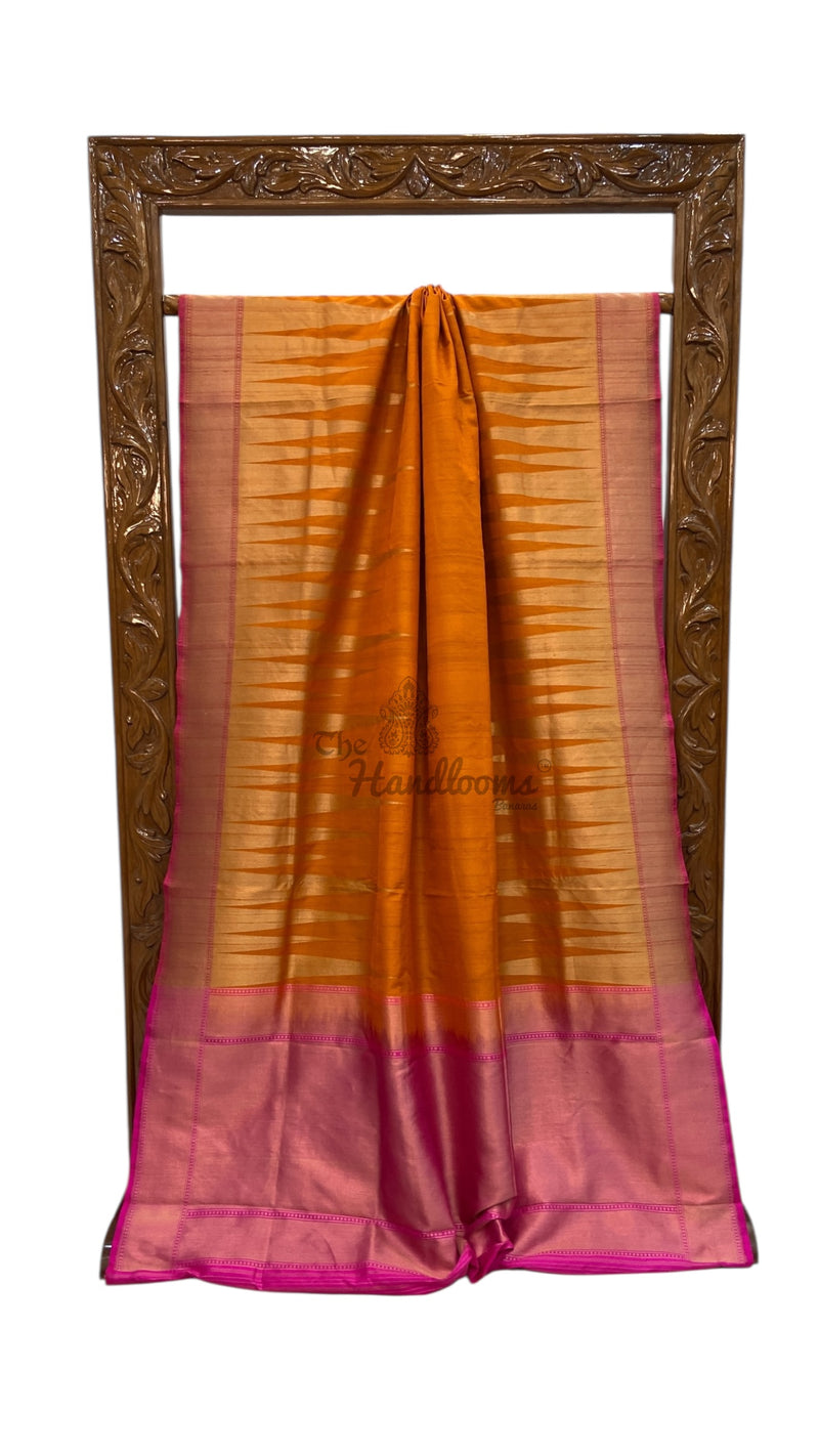 Pure Tussar Silk Handloom Banarasi Saree