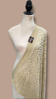 Pure Khaddi Georgette Handloom Dupatta - The Handlooms