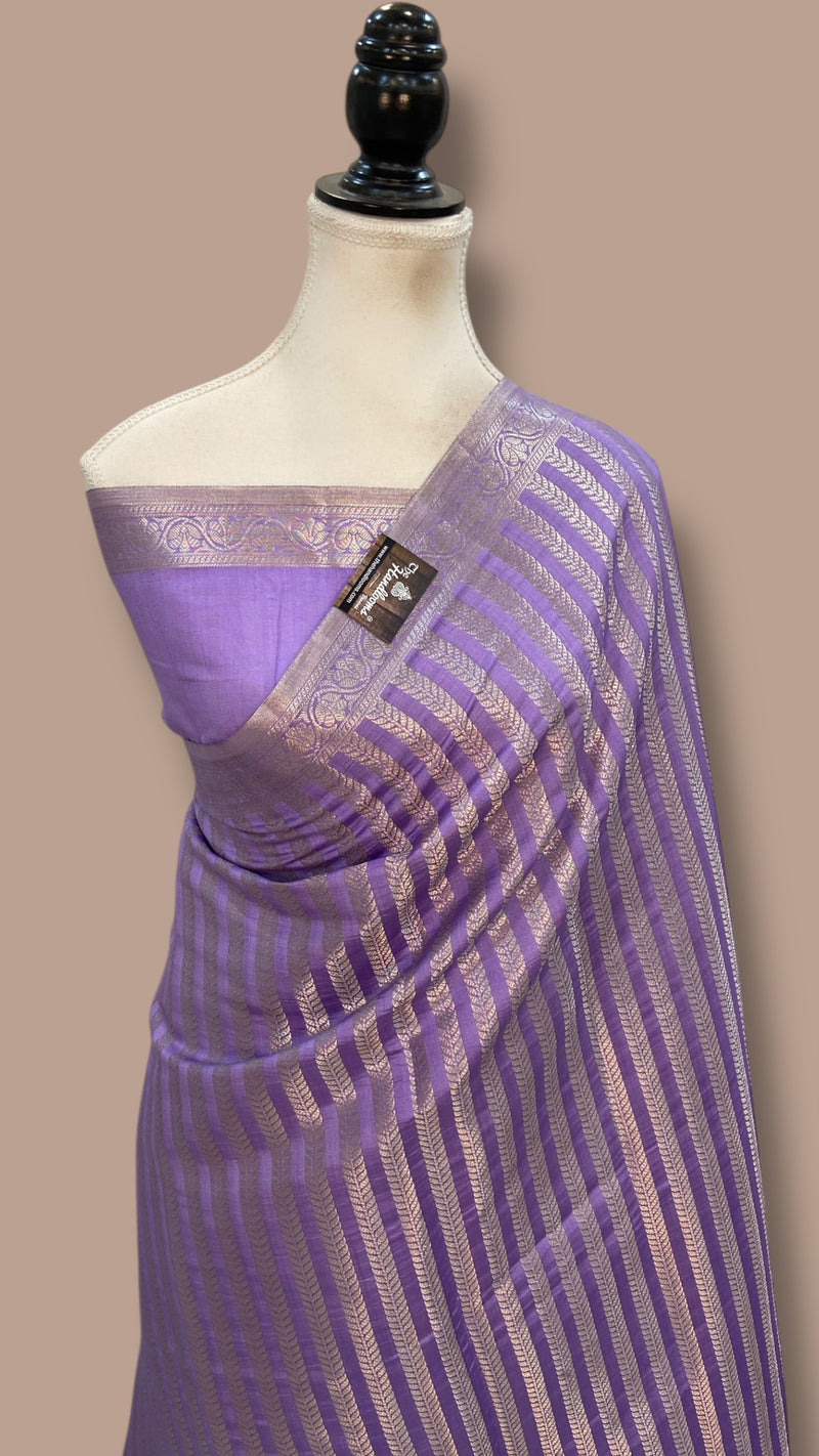 Pure Chiniya Silk Khaddi Handloom Banarasi Saree