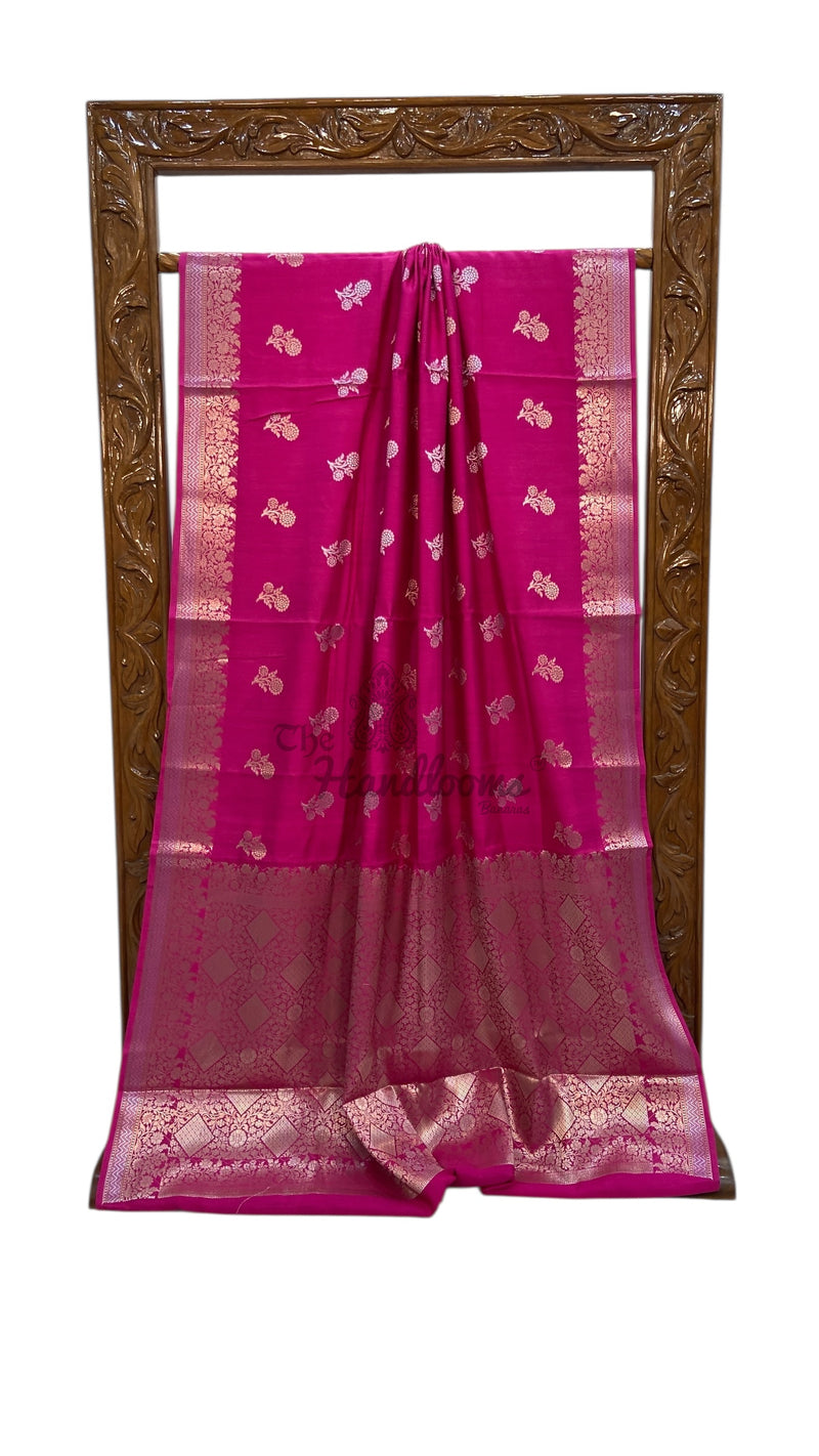 Pure Chiniya Silk Khaddi Handloom Banarasi Saree