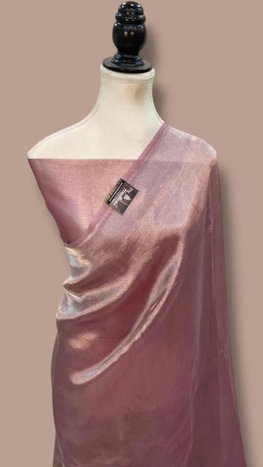 Pure Kora Handloom Banarasi Saree - Plain - The Handlooms