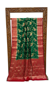 Pure Chiniya Silk Handloom Banarasi Saree - The Handlooms