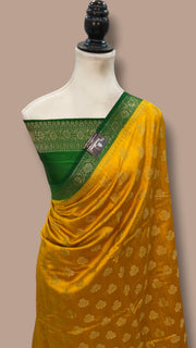 Pure Chiniya Silk Handloom Banarasi Saree - The Handlooms