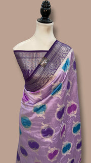 Pure Chiniya Silk Handloom Banarasi Saree - The Handlooms