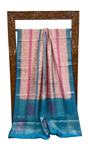 Pure Chiniya Silk Handloom Banarasi Saree - The Handlooms