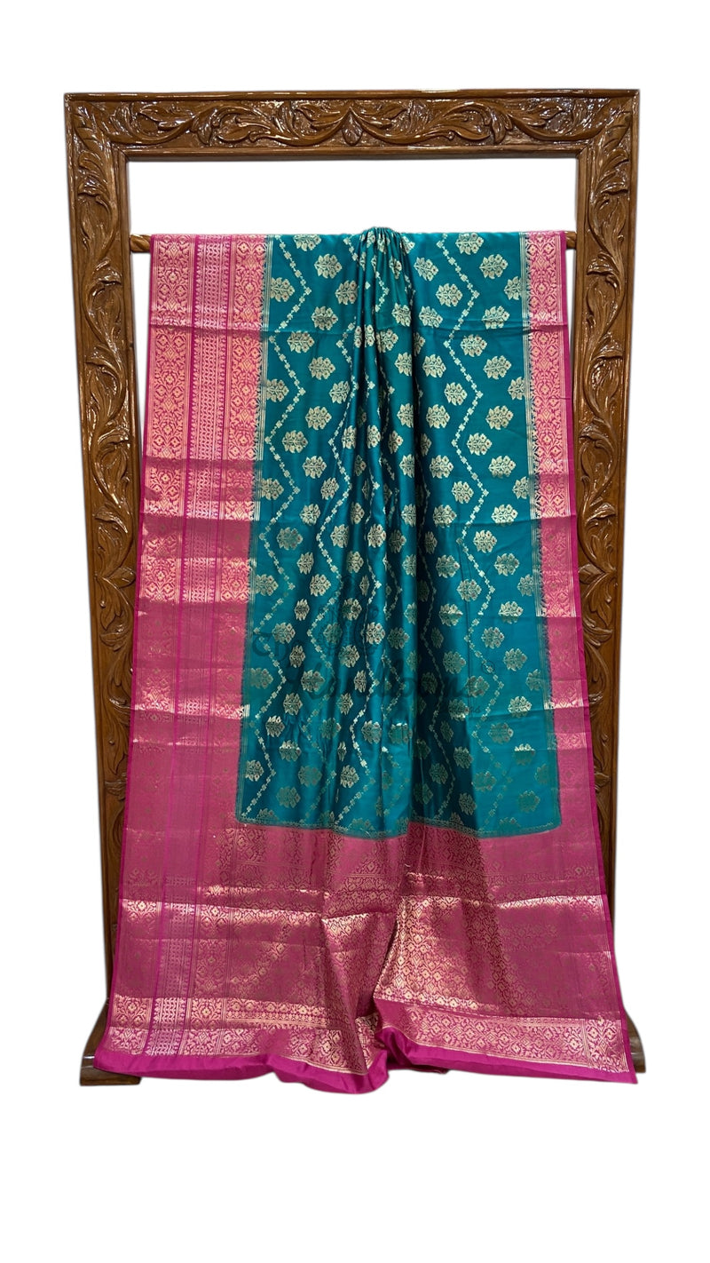 Pure Chiniya Silk Handloom Banarasi Saree - The Handlooms