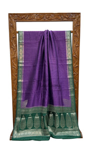 Pure Chiniya Silk Handloom Banarasi Saree - The Handlooms